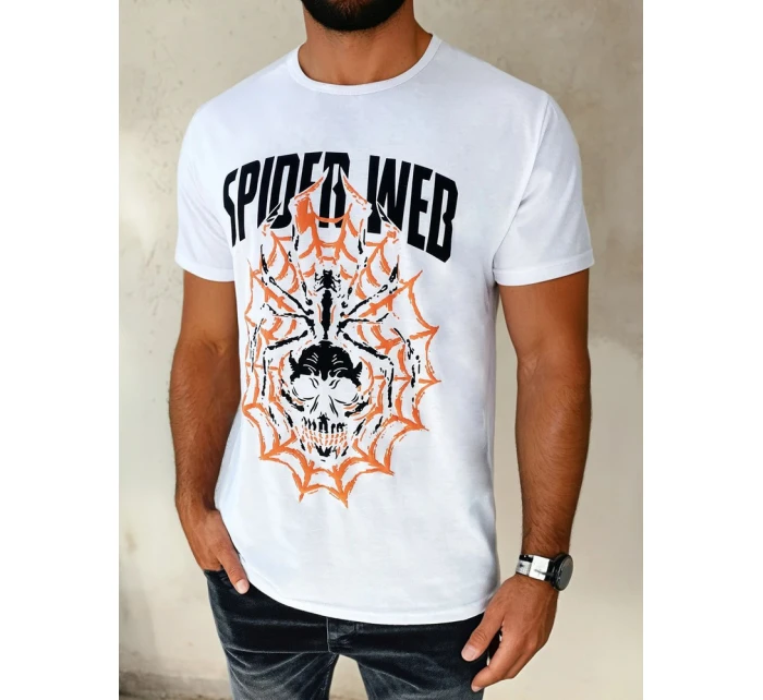 Pánské tričko s potiskem bílé Dstreet model 21969392 - FashionStreet