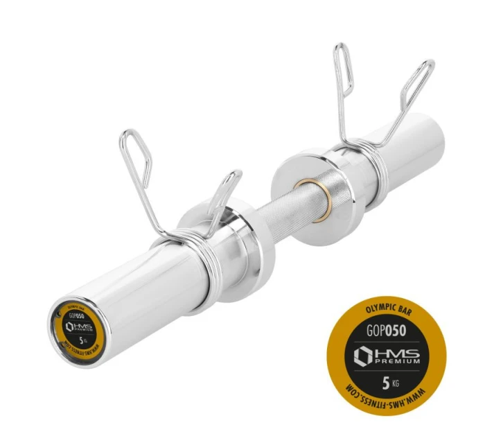 GOP050 (+OBJÍMKY) OLYMPIJSKÁ KRÁTKA ČINKA 5KG 50CM HMS