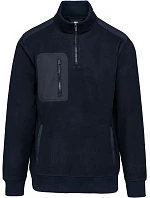 905 Pracovní fleecová mikina s 1/4 zipem model 22514441 navy - WK 905 Pracovní fleecová mikina s 1/4 zipem model 22514441 navy - WK