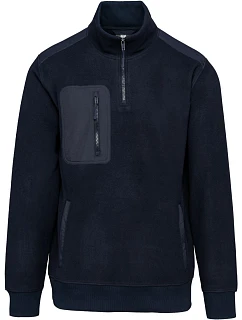 905 Pracovní fleecová mikina s 1/4 zipem model 22514441 navy - WK