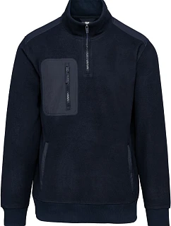 905 Pracovní fleecová mikina s 1/4 zipem model 22514441 navy - WK
