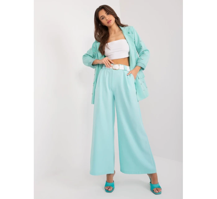 Spodnie DHJ SP model 19760102 mietowy - FPrice Spodnie DHJ SP model 19760102 mietowy - FPrice