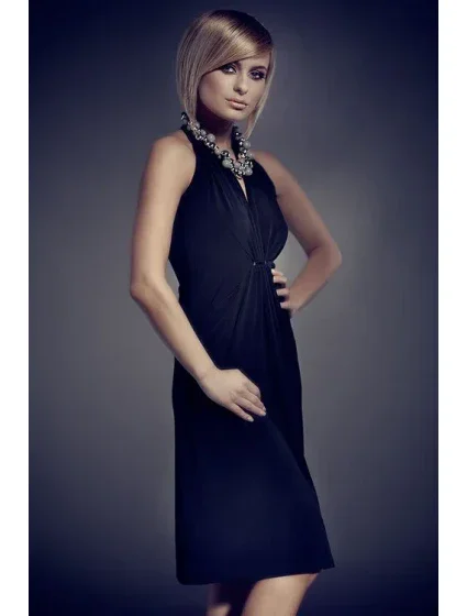 Šaty Paloma Mod. Č. 52 čierna - Figl Šaty Paloma Mod. Č. 52 čierna - Figl