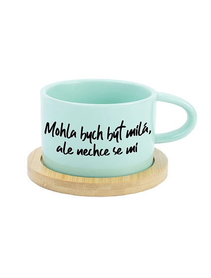 MOHOL BY som byť milý, ale nechcem - mätový hrnček 200 ml