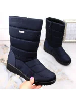 Dámske vysoké snehule 22SN26-5028 EVE436B Dark Blue - NOVINKY