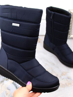 Dámske vysoké snehule 22SN26-5028 EVE436B Dark Blue - NOVINKY