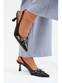 Sandále na podpätku model 225227 Krok vo veľkom štýle