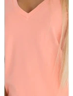 damska z dekoltem V i krótkim  model 22036868 - numoco basic