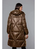 Hnedá dámska prechodná bunda (YP-22081-101)