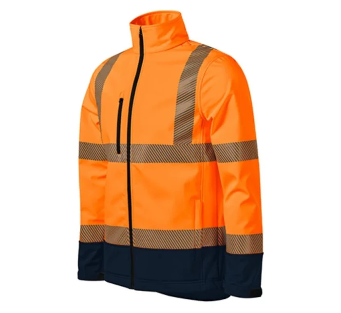 Rimeck HV Drop M MLI-5V398 fluorescenčná oranžová pánska bunda Rimeck HV Drop M MLI-5V398 fluorescenčná oranžová pánska bunda