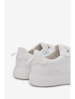 Trampki Sneakersy Męskie Z Eko Skóry Big Star OO174118 Białe