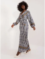 Sukienka DHJ SK model 20105281 granatowy - FPrice Sukienka DHJ SK model 20105281 granatowy - FPrice