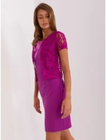 Šaty LK SK 509284 2.03X fialová