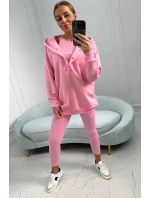 Sada mikiny, topu a legín světle růžová model 20823043 - Kesi Sada mikiny, topu a legín světle růžová model 20823043 - Kesi