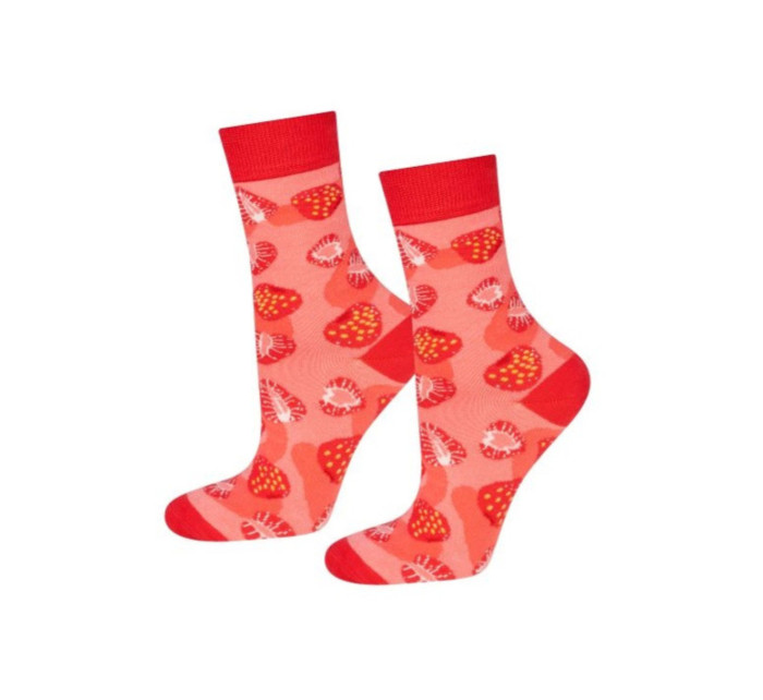 Dámske ponožky SOXO v pohári - Jahodový džem