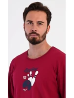 Pánské pyžamo dlouhé Bowling Pánské pyžamo dlouhé Bowling