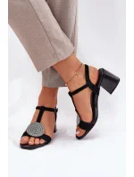 Sandále na podpätku model 211368 Krok vo veľkom štýle