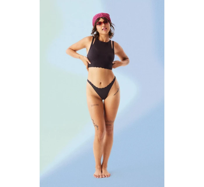 ZERO Feel Bliss Top - BLACK - black 0004 - SLOGGI