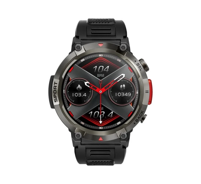 VELTORI VT140-1 Smartwatch Čierny silikónový remienok VELTORI VT140-1 Smartwatch Čierny silikónový remienok