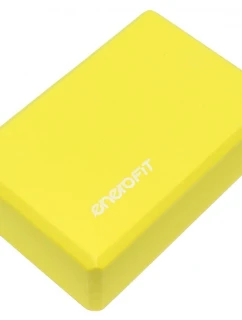 CVIČENIE BLOK JOGA PILATES FITNESS ŽLTÁ ENERO FIT