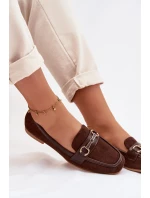 Dámské Mokasíny S Ozdobou Hnědé Palerina