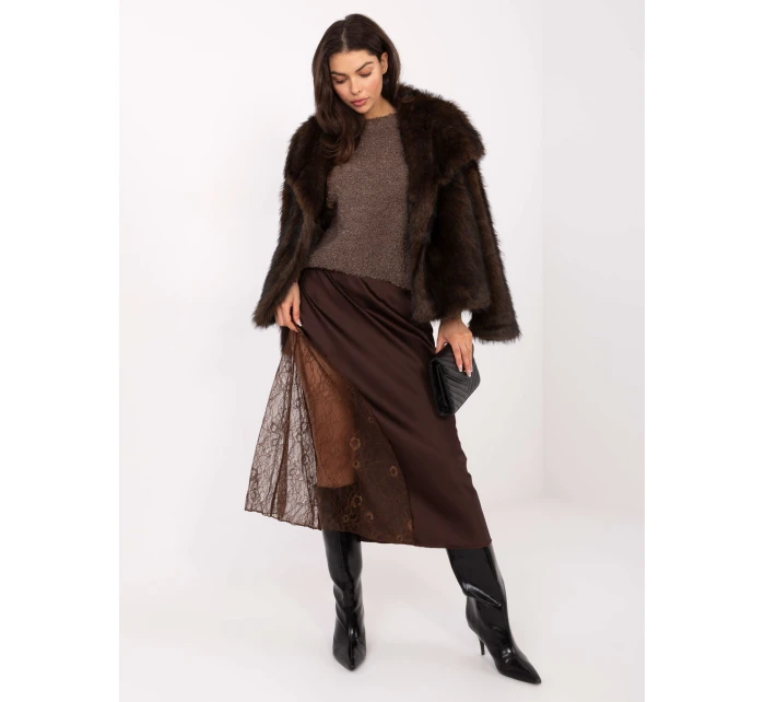 Sukňa MI SD 3287.36 hnedá Sukňa MI SD 3287.36 hnedá