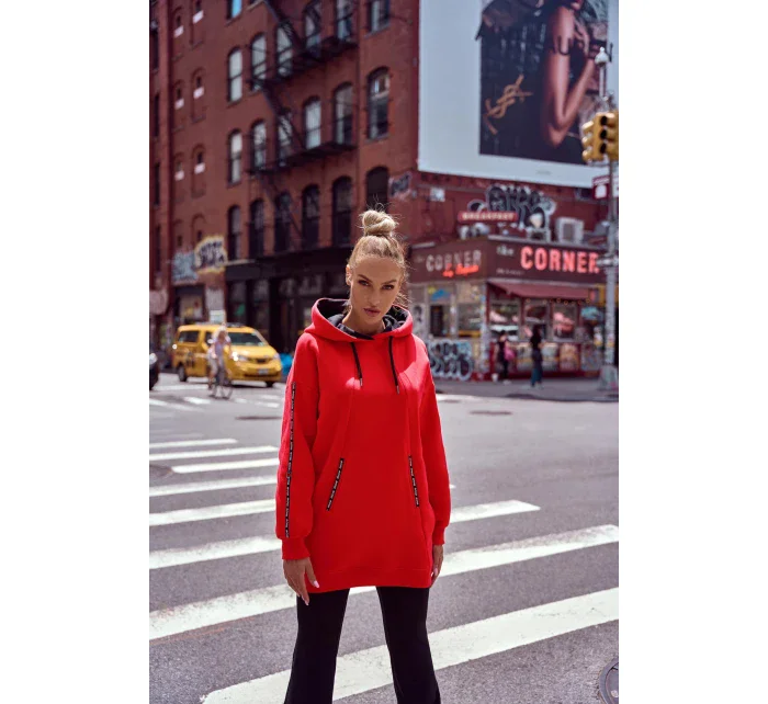 Dámská mikina model 19358956 červená Made Of Emotion - Moe