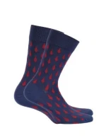 Pánske ponožky Wola Perfect Man vzorované W 94N03 Casual