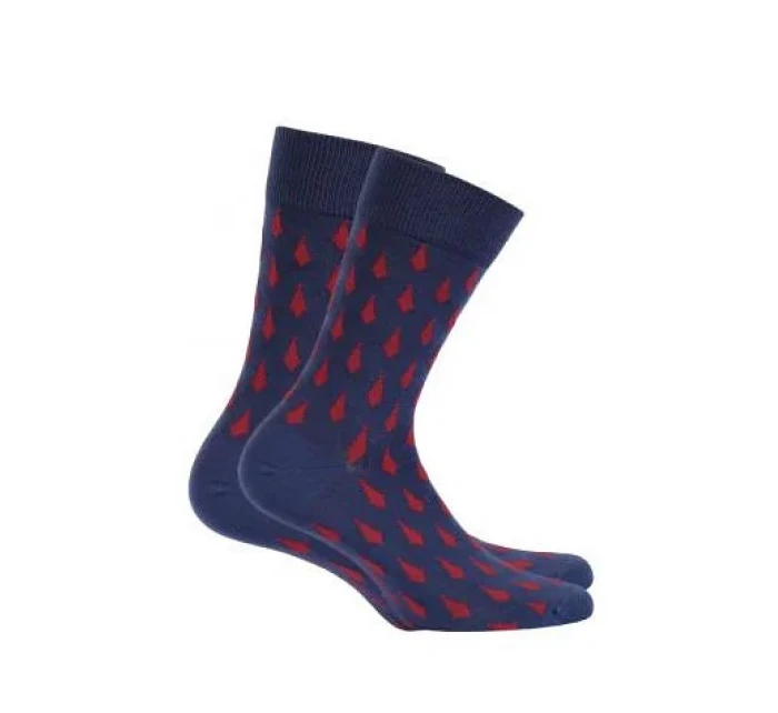 Pánske ponožky Wola Perfect Man vzorované W 94N03 Casual