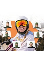 Qunature lyžiarska bunda 13230023015 bike motorbike balaclava veľkosť L - zelená