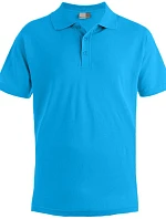 Promodoro 4001 Pánske polo tričko z piké „Superior“ 40.4001 tyrkysové