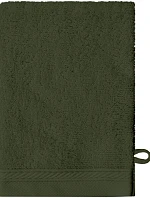 The One Towelling Organic Washcloth Žínka z organickej bavlny 48.1080 olivovo zelená