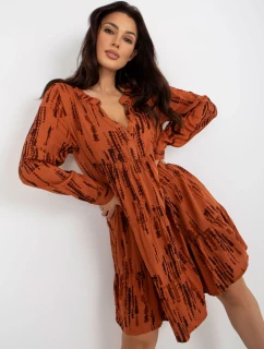 Šaty model 17790310 světle hnědé - FPrice