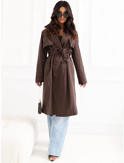 Plášť IT EN FL8808.01 hnedý