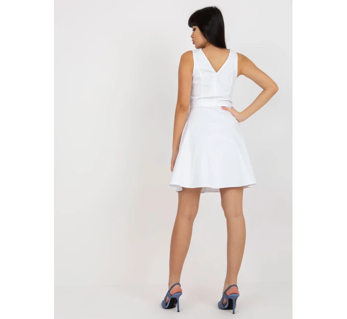 Dámske šaty LK SK 508253 šaty.44P biela - FPrice Dámske šaty LK SK 508253 šaty.44P biela - FPrice