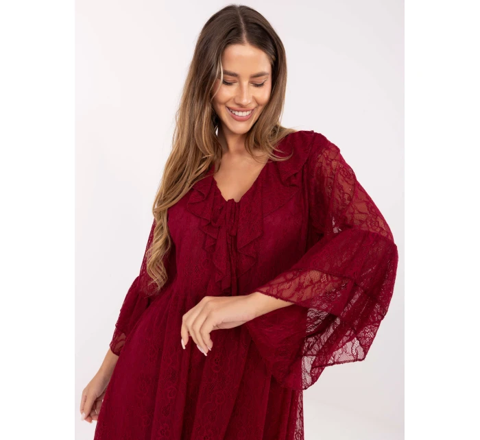 Šaty MI SK 62435.16 bordové