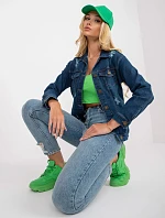 Dámska bunda RO KR CKT 4006 tmavo modrá