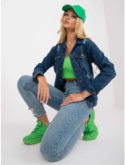 Dámska bunda RO KR CKT 4006 tmavo modrá