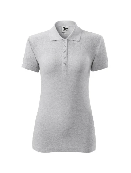 Cotton polokošile dámská světle šedý melír Cotton polokošile dámská světle šedý melír