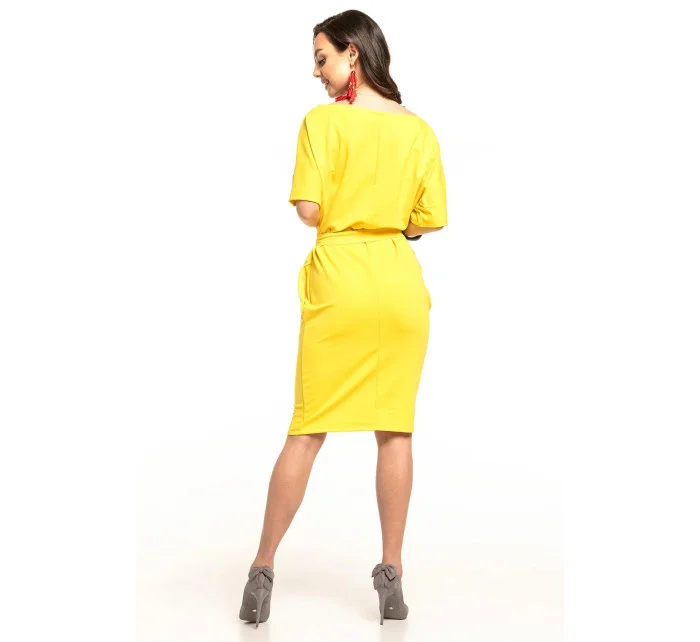 Dámske šaty T309/8 Yellow - Tessita