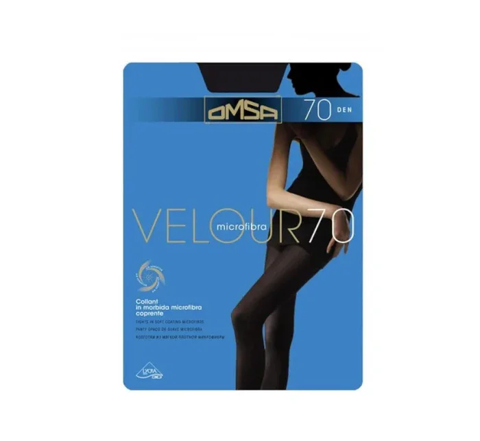 Dámske pančuchové nohavice Omsa Velour 70 deň 2-4 Dámske pančuchové nohavice Omsa Velour 70 deň 2-4