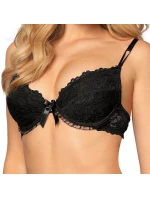 Dámska podprsenka Carmen black - PINK