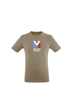 Pánské tričko MILLET Chamonix Tri Ts Ss M, béžové