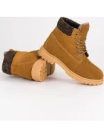 Dámske kožené traperky 37211C - Walkman shoes