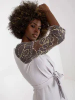 Dámske šaty 507860.82P svetlo šedá - Lakerta