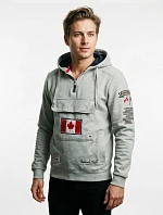 Pánska mikina RBMWW3826H/CP Grey Printed - Canadian Peak