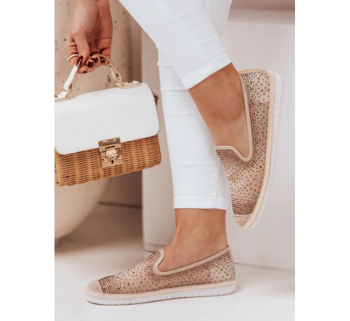 Dámske zlaté espadrilky SHINE FashionStreet ZY0061