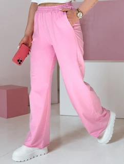 Dámske tepláky so širokými nohavicami DRESLINA pink FashionStreet UY2691