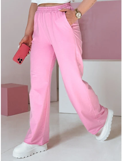 Dámské tepláky se širokými nohavicemi růžová Dstreet model 21988793 - FashionStreet
