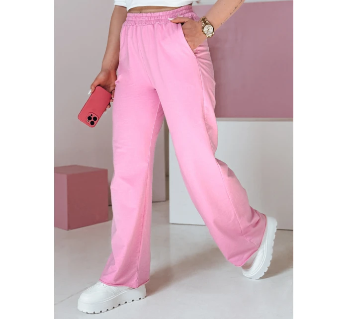 Dámské tepláky se širokými nohavicemi růžová Dstreet model 21988793 - FashionStreet